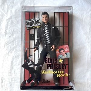 - Elvis Presley “Jailhouse Rock” Barbie Doll 2009 Pink Label.